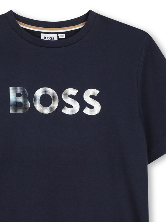 BOSS BOSS T-Shirt J52983 D Granatowy Regular Fit