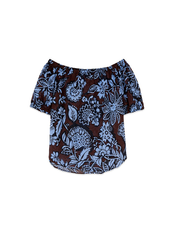 Oltre Oltre Blusa 2074J100853N0Z2 Marrone Regular Fit