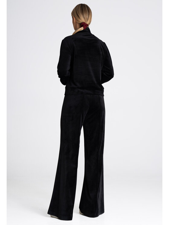 FIGL FIGLFIGL Pantaloni da donna M966 Nero Regular Fit