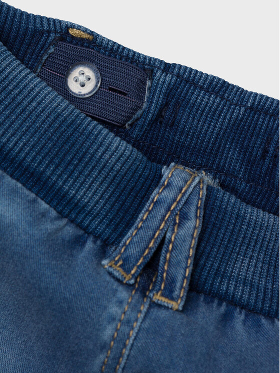 NAME IT NAME IT Jeans kratke hlače Nmmben 13212547 Modra Baggy Fit