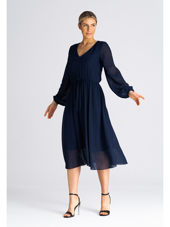 FIGL FIGL Φόρεμα SUKIENKA M939 Σκούρο μπλε Regular Fit