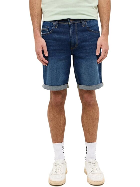 Mustang Mustang Pantaloncini di jeans 1016452 5000 802 Blu Regular Fit