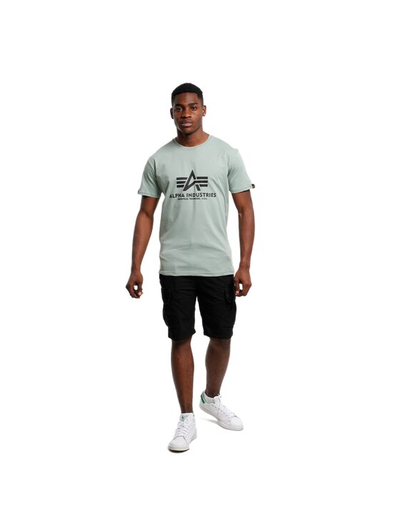 Alpha Industries Alpha Industries T-Shirt AI.100501-680-XXL Zelená Basic Fit