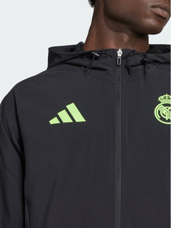 adidas adidas Kurtka wielofunkcyjna Real Madrid Tiro 25 Pro Vis Tech Travel Czarny Slim Fit