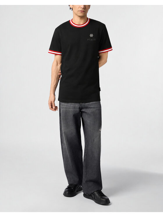 PHILIPP PLEIN PHILIPP PLEIN T-Shirt 31306 Černá Regular Fit