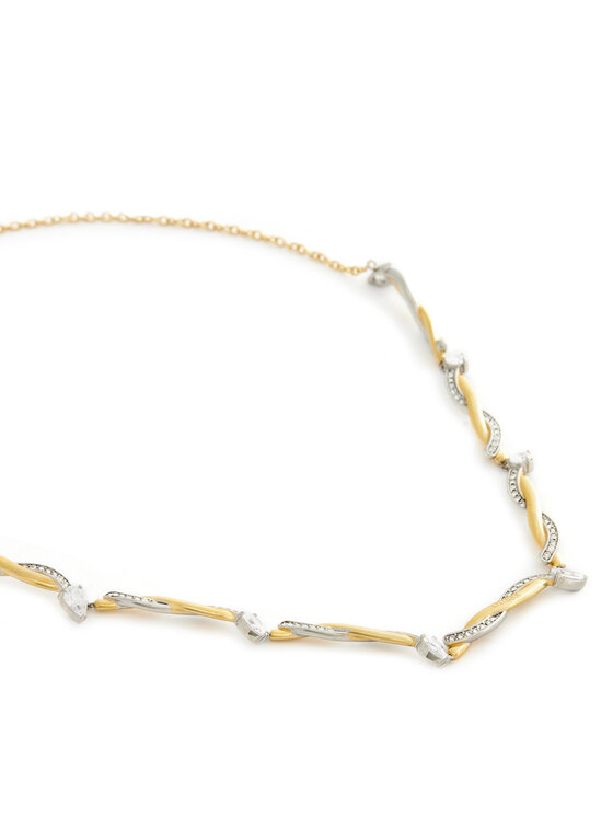 Guess Guess Ogrlica JUBN05 061JW Zlatna