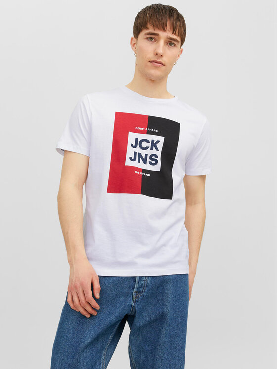 Jack&Jones T-shirt 12235179 Bijela Regular Fit