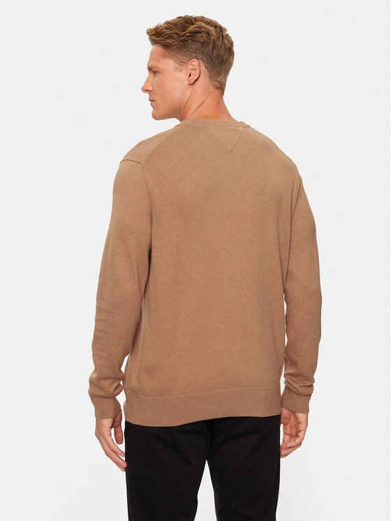 Tommy Hilfiger Tommy Hilfiger Džemper MW0MW28047 Bež Regular Fit