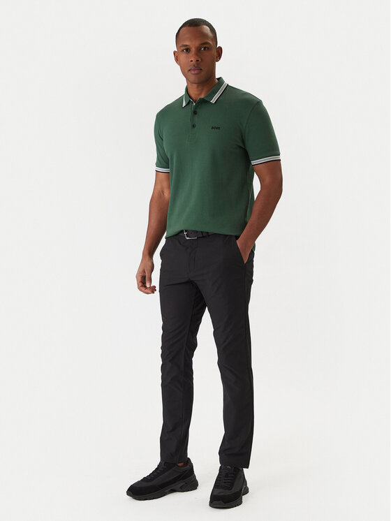 BOSS BOSS Polo Paddy 50469055 Zielony Regular Fit