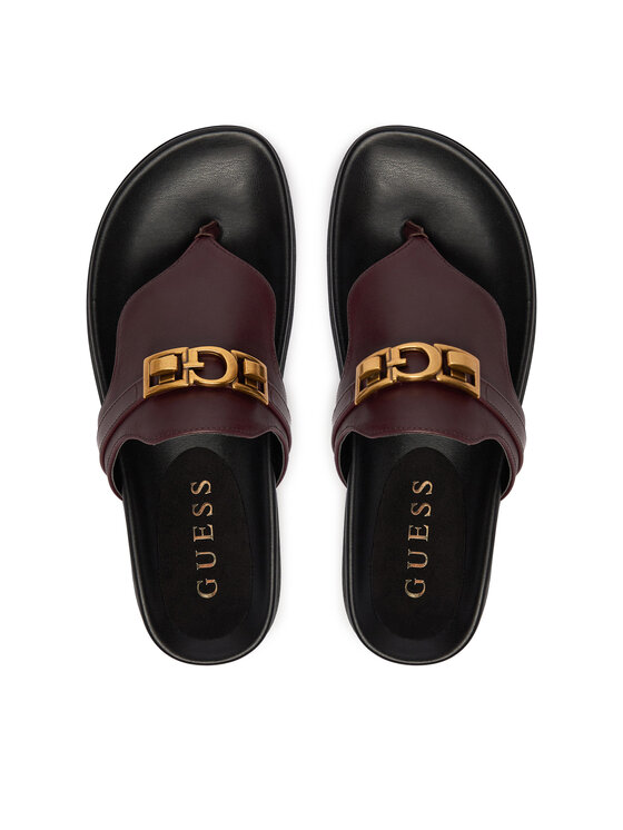 Guess Guess Zehentrenner FLJFRR LEA03 Dunkelrot