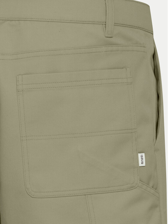 Solid Solid Kratke hlače iz tkanine Alann 21108215 Zelena Relaxed Fit