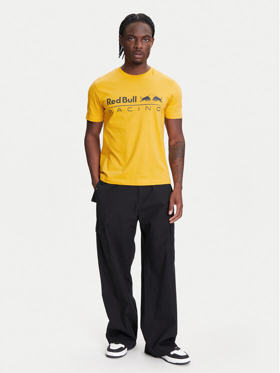 Pepe Jeans Pepe Jeans T-Shirt Red Bull Racing Logo RM500016 Żółty Regular Fit
