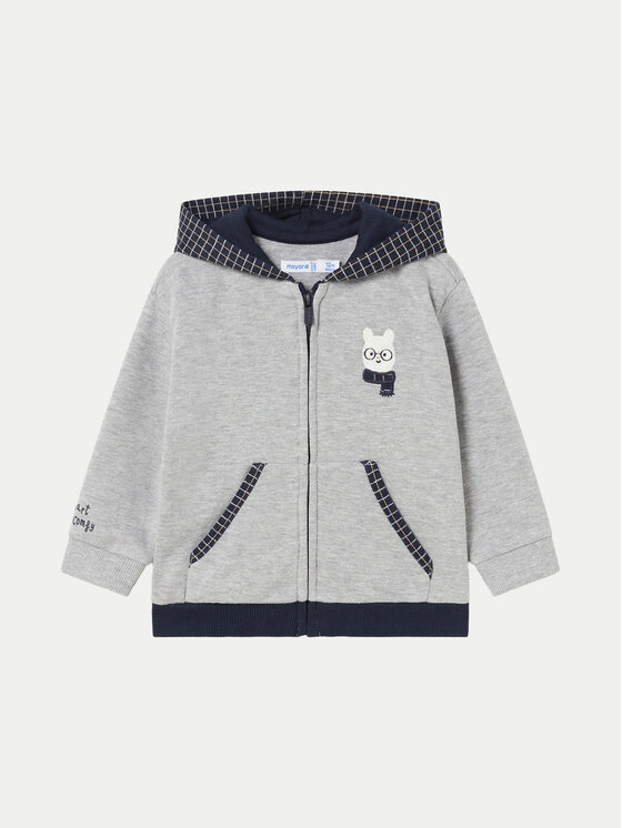 Mayoral Mayoral Komplet 2 par spodni dresowych i bluza 2815 Szary Regular Fit