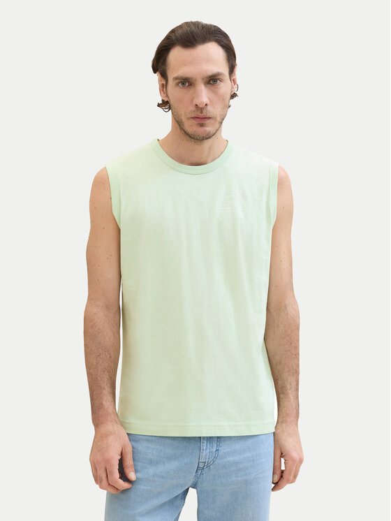 Tom Tailor Tom Tailor Tank-Top 1041815 Grün Regular Fit