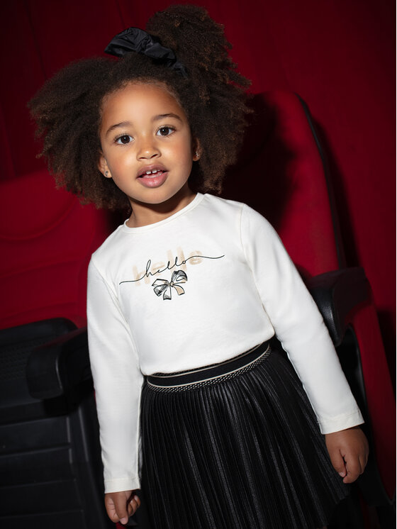 Mayoral Mayoral Bluse 4008 Écru Regular Fit