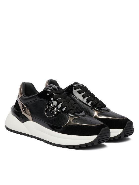 PINKO PINKO Sneakersy GEM 15 Czarny