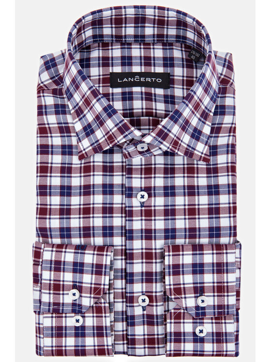 Lancerto Lancerto Koszula Fidelia KO051217000003 Granatowy Regular Fit
