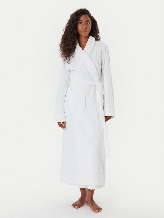 LAUREN RALPH LAUREN Szlafrok ILN52455 Biały