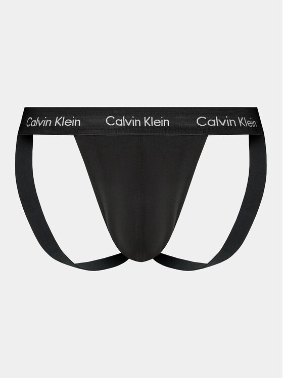 Calvin Klein Calvin Klein Комплект трусів Jock Strap Jock Strap 3Pk 000NB3054A Чорний