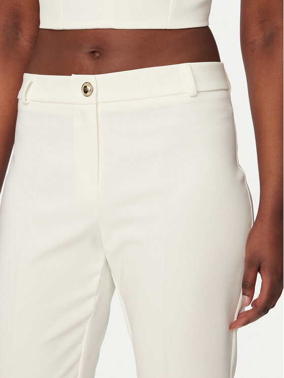 Rinascimento Rinascimento Szövet nadrág CFC0128650003 Fehér Regular Fit