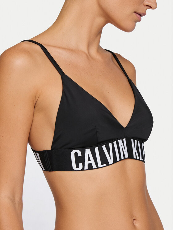 Calvin Klein Swimwear Calvin Klein Swimwear Góra od bikini LV00Q61163 Czarny