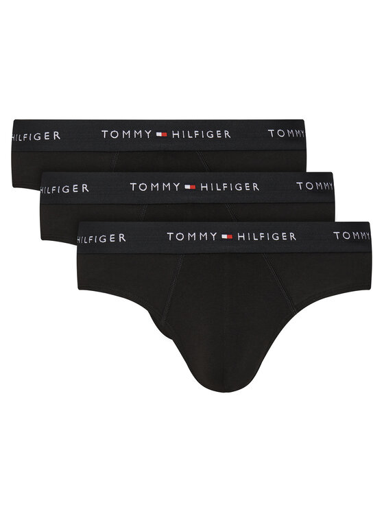 Tommy Hilfiger Tommy Hilfiger Souprava slipů UM0UM03471 Černá