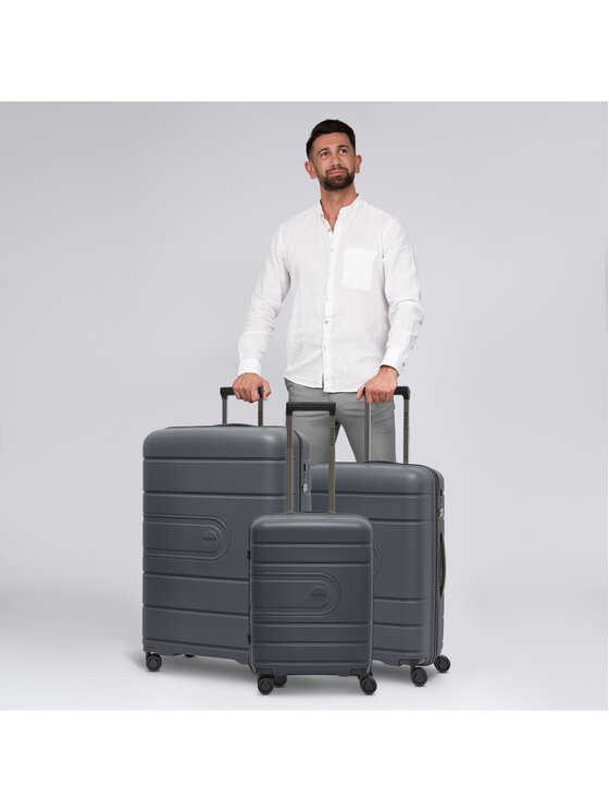 Redolz Redolz Komplet walizek 276406 Szary