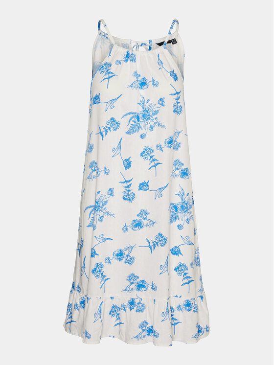 Vero Moda Vero Moda Літня сукня Mymilo 10303634 Білий Regular Fit