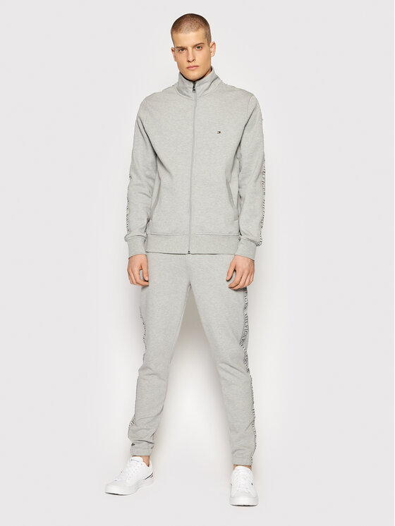 Tommy Hilfiger Jogginghose Branded Tape MW0MW20315 Grau Regular Fit Modivo