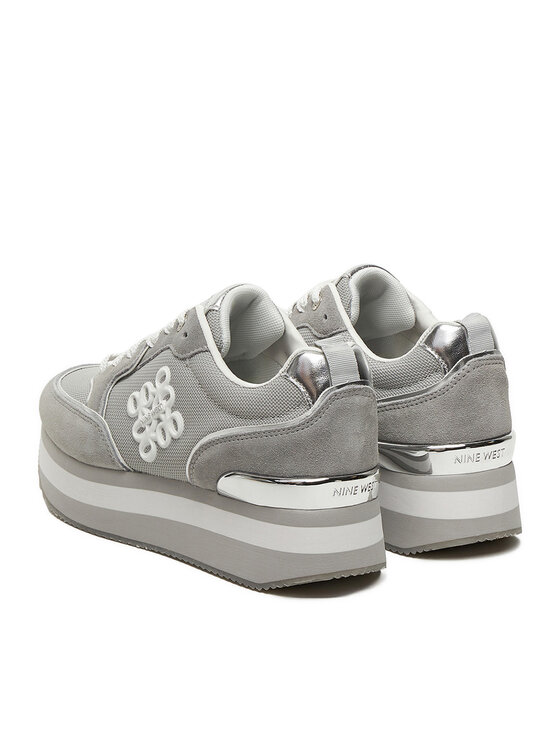 Nine West Nine West Sneakersy SS25-3C093 Srebrny