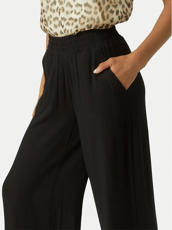 Vero Moda Vero Moda Palazzo kalhoty Menny 10282478 Černá Wide Leg