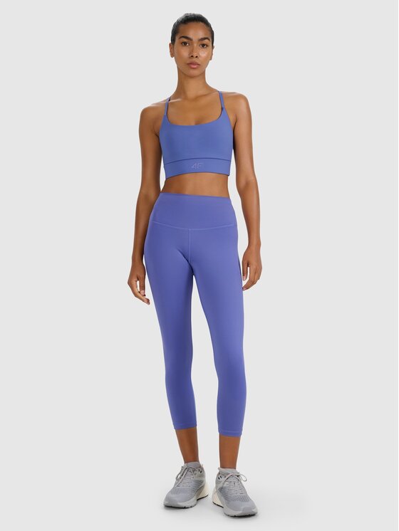 4F 4F Leggings 4FWAW25TFTIF361-31S Blu Authentic Slim Fit