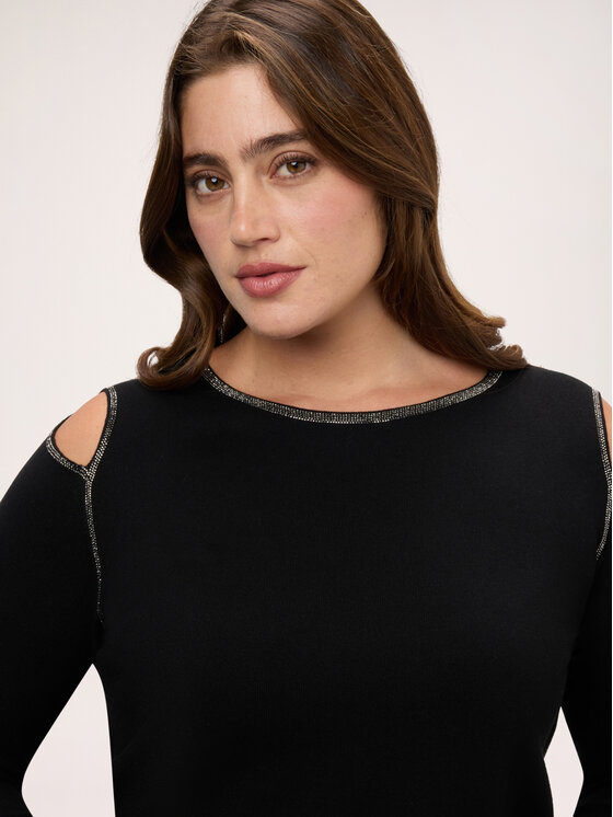 Fiorella Rubino Fiorella Rubino Sweter M368L008651N033 Czarny Regular Fit