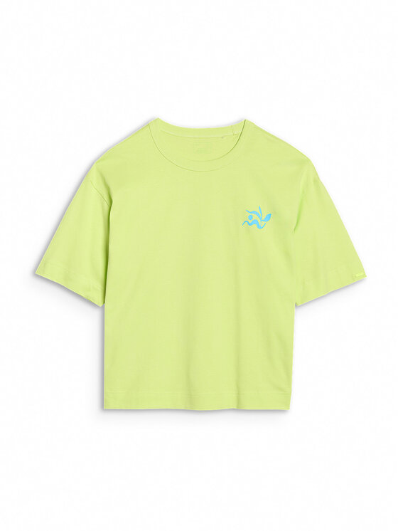 4F 4F T-Shirt CHILLY WAVES Zielony Regular Fit