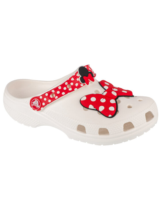 Klapki Crocs, Rozmiar 29/30, Białe, Crocs Classic Disney Minnie Mouse Clog