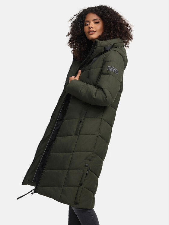 Navahoo Navahoo Kurtka zimowa Schmatzibaer Zielony Regular Fit