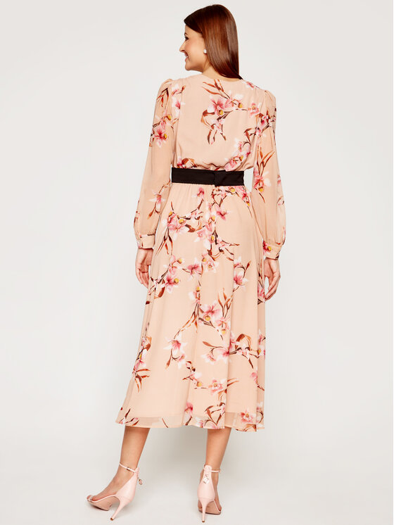 Marella Marella Večerné šaty Cutter 32214001 Béžová Regular Fit