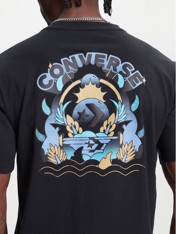 Converse Converse T-shirt Desert Sunset 10027713-A01 Nero Regular Fit