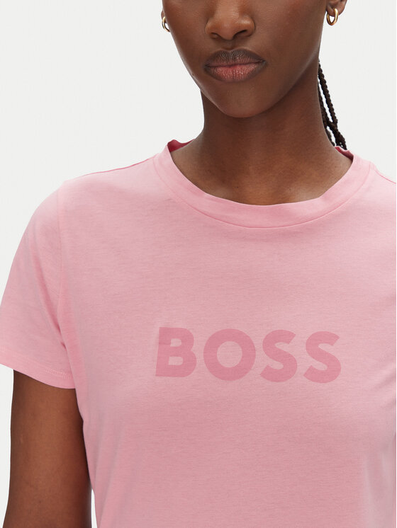BOSS BOSS Тишърт C_Elogo_5 50501139 Розов Regular Fit