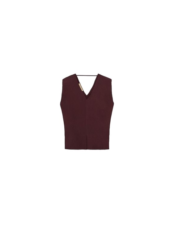 Trussardi Trussardi Blusa D451A000393N046 Bordeaux Regular Fit