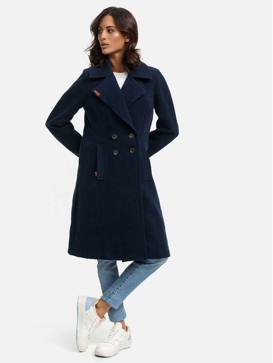 Navahoo Navahoo Kurtka zimowa Wooly Niebieski Regular Fit