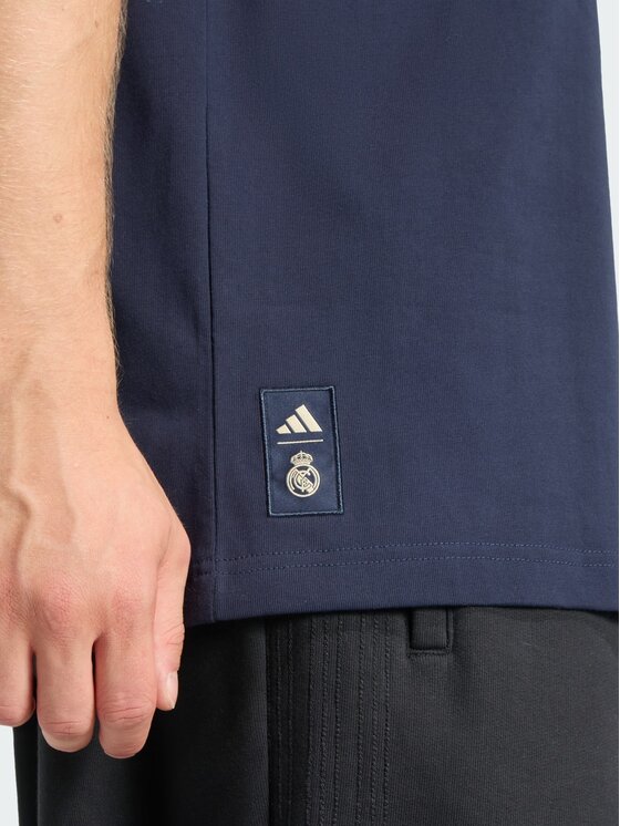 adidas adidas Koszulka techniczna 162501 Niebieski jasny Loose Fit