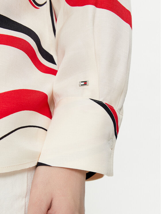 Tommy Hilfiger Tommy Hilfiger Πουκάμισο WW0WW41838 Μπεζ Relaxed Fit