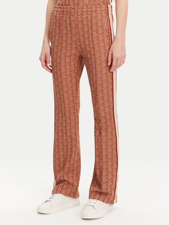 Lacoste Teplákové nohavice XF9313 Oranžová Regular Fit