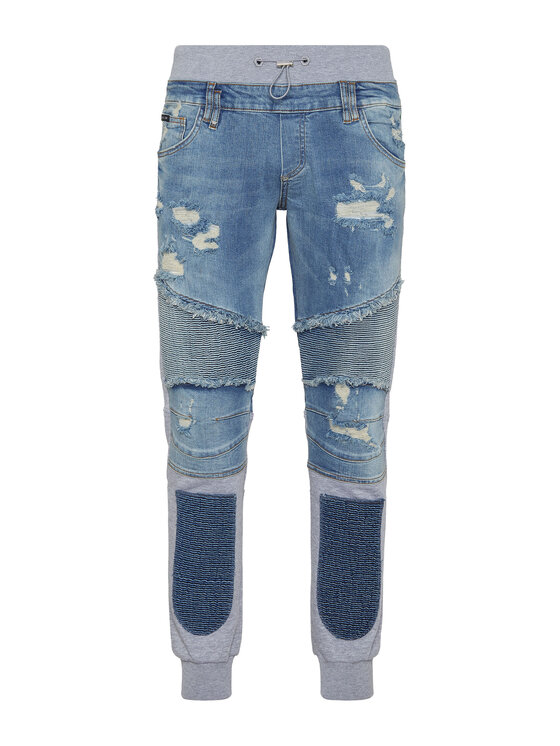 PHILIPP PLEIN PHILIPP PLEIN Jeansy 15695 Světle modrá Jegging Fit