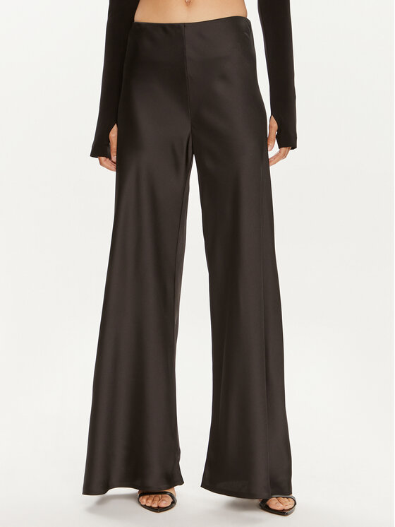 NORMA KAMALI Pantaloni din material ST1247CBA87001 Negru Regular Fit