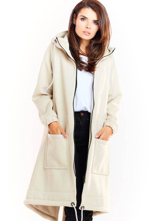 Infinite You Mikina M220 Béžová Basic Fit