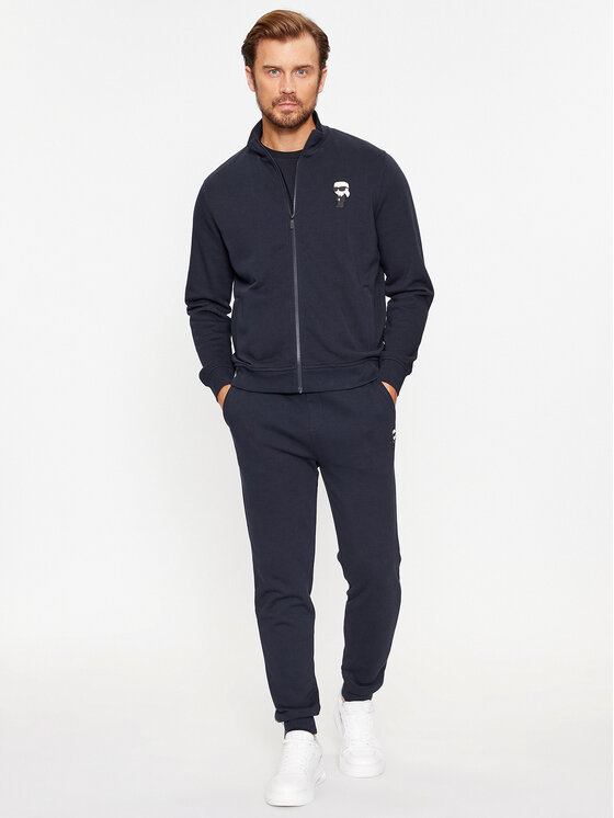 KARL LAGERFELD KARL LAGERFELD Світшот Zip 705895 500900 Cиній Regular Fit