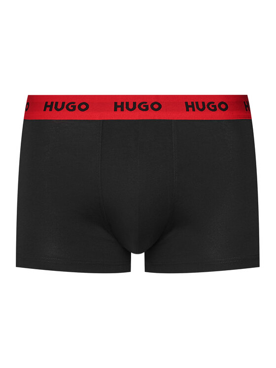 HUGO HUGO Set od 3 para bokserica Trunk Triplet Pack 50532611 Siva