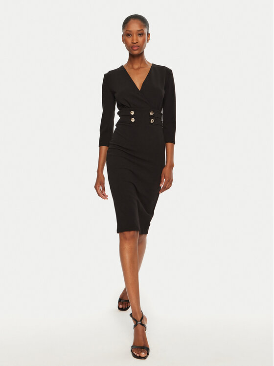 Rinascimento Rinascimento Coctailkleid CFC0119920003 Schwarz Regular Fit